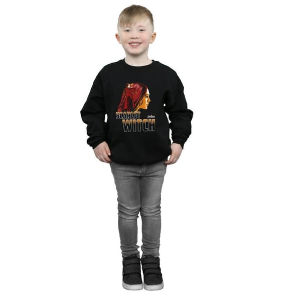 Marvel Boys Avengers Infinity War Scarlet Witch Character Sweatshirt