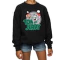 Miniatyrbild 3 av 5: Tom And Jerry Sweatshirt med julhälsningar för flickor