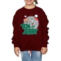 Miniatyrbild 3 av 5: Tom And Jerry Sweatshirt med julhälsningar för flickor