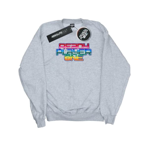 Ready Player One Mens Rainbow Logo Sweatshirt