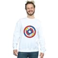 Miniatyrbilde 2 av 3: Marvel Mens Captain America Stained Glass Shield Sweatshirt