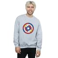 Miniatyrbilde 2 av 3: Marvel Mens Captain America Stained Glass Shield Sweatshirt