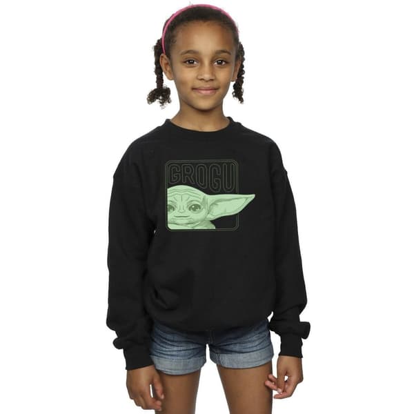 Star Wars Girls The Mandalorian Grogu Box Sweatshirt