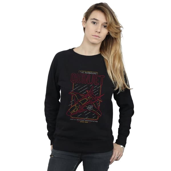 Marvel Dam/Tjej The Avengers Quinjet Sweatshirt