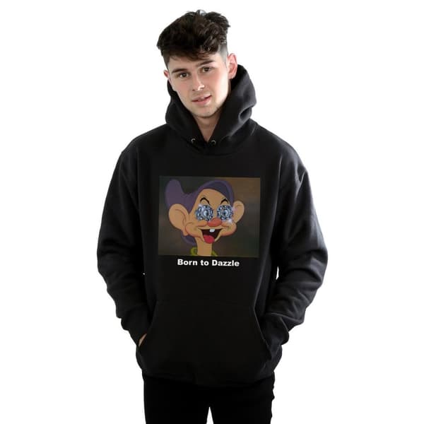Disney Mens Dopey Born To Dazzle Hoodie