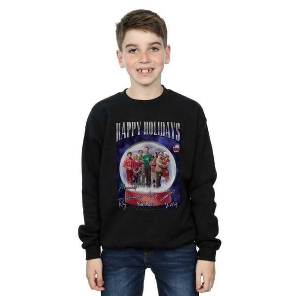 The Big Bang Theory Sweatshirt - Happy Holidays för pojkar