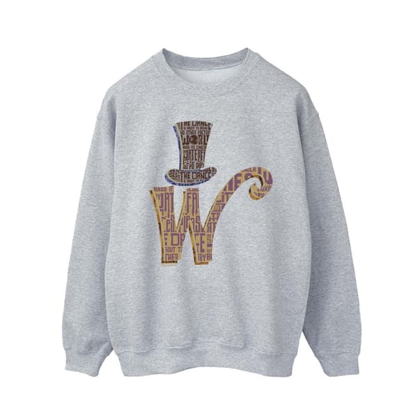 Willy Wonka Mens W Logo Hat Sweatshirt