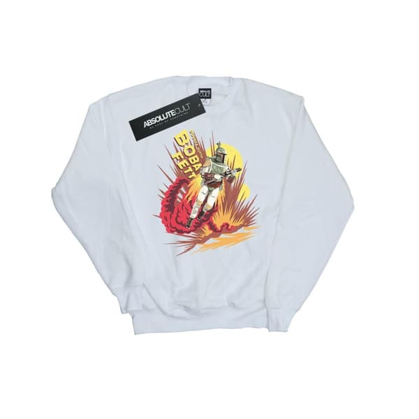 Star Wars Mens Boba Fett Rocket Powered Sweatshirt