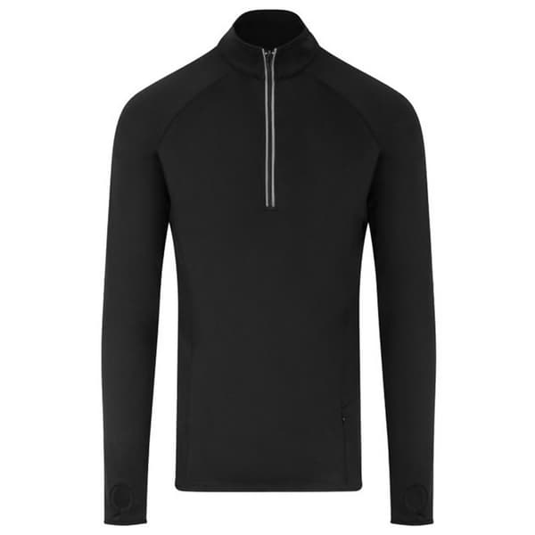 Awdis Mens Cool-Flex Half Zip Long-Sleeved Top