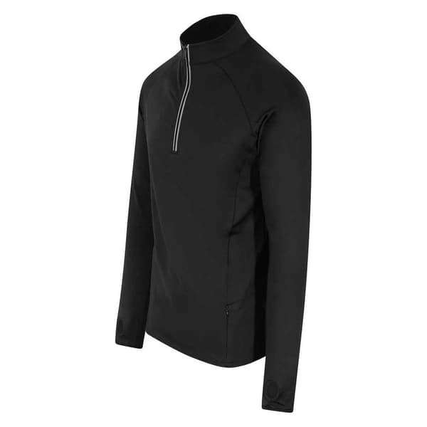 Awdis Mens Cool-Flex Half Zip Long-Sleeved Top