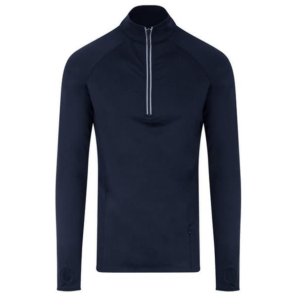 Awdis Mens Cool-Flex Half Zip Long-Sleeved Top