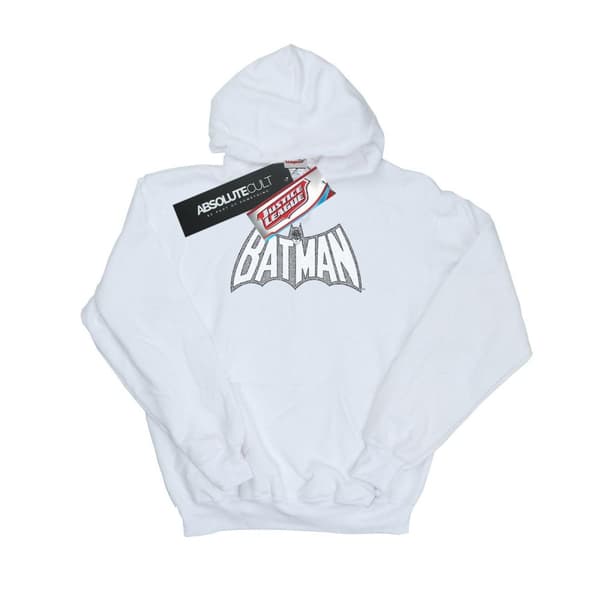 DC Comics Batman Retro Crackle Logo-huvtröja för herrar