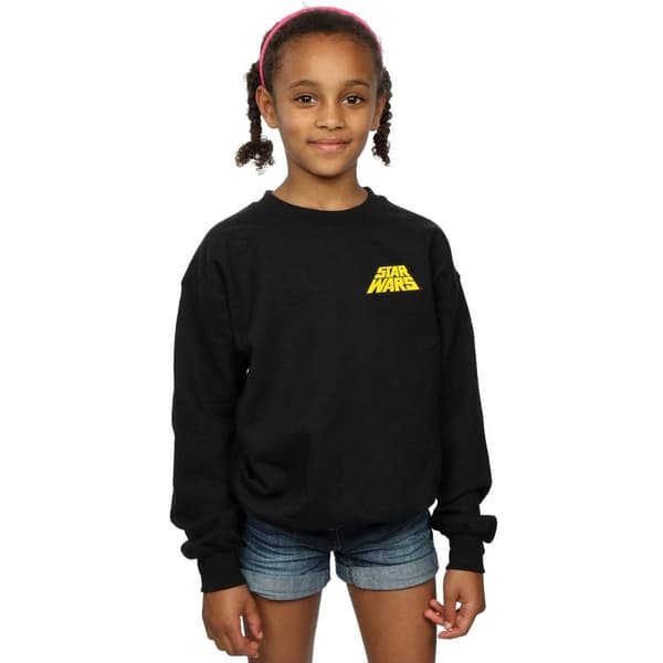 Star Wars Girls A New Hope Opening Crawl Badge Sweatshirt