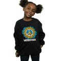 Miniatyrbillede 2 af 3: Woodstock Girls Flower Peace Sweatshirt
