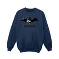 Miniatyrbilde 1 av 3: DC Comics Girls Batman Black Stare Logo Sweatshirt
