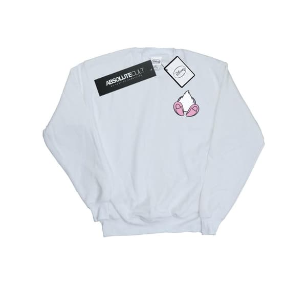 Disney Sweatshirt med brösttryck på baksidan av Daisy Duck för damer/damer