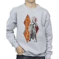 Miniatyrbillede 3 af 4: Marvel Boys Wakanda Forever Okoye Stance Sweatshirt