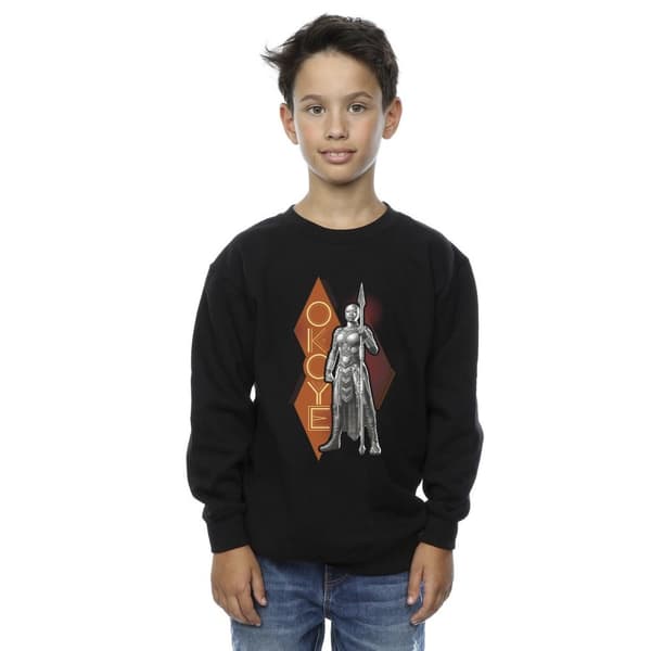 Marvel Boys Wakanda Forever Okoye Stance Sweatshirt