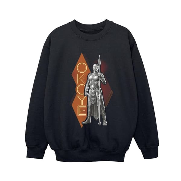 Marvel Boys Wakanda Forever Okoye Stance Sweatshirt