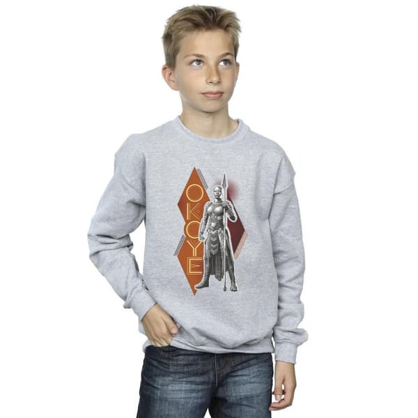 Marvel Boys Wakanda Forever Okoye Stance Sweatshirt