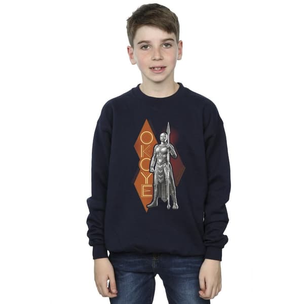 Marvel Boys Wakanda Forever Okoye Stance Sweatshirt