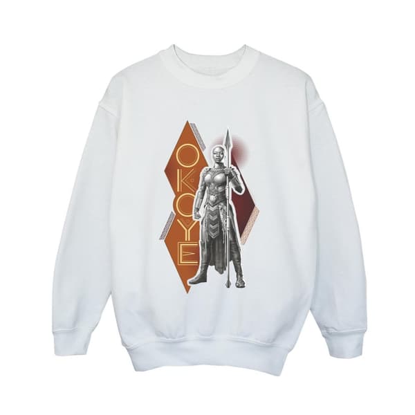 Marvel Boys Wakanda Forever Okoye Stance Sweatshirt