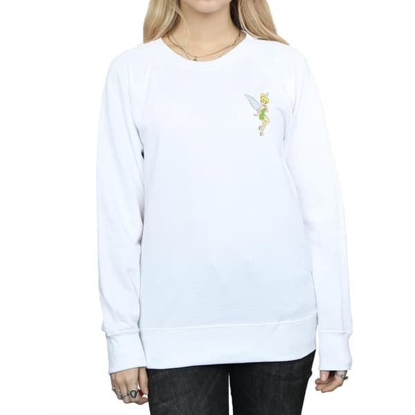Disney Sweatshirt med bröst av Tinkerbell för kvinnor/damer