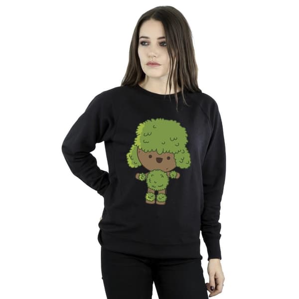 Marvel Womens/Ladies I Am Groot Chibi Dance Sweatshirt