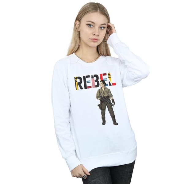 Star Wars Womens/Ladies The Rise Of Skywalker Rebel Rose Sweatshirt