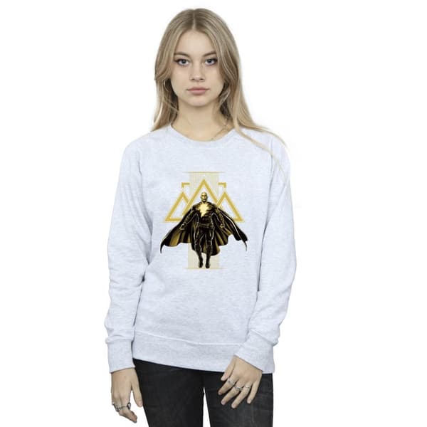 DC Comics Dam/Tjej Svart Adam Rising Gyllene Symboler Sweatshirt