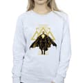 Miniatyrbild 3 av 4: DC Comics Dam/Tjej Svart Adam Rising Gyllene Symboler Sweatshirt