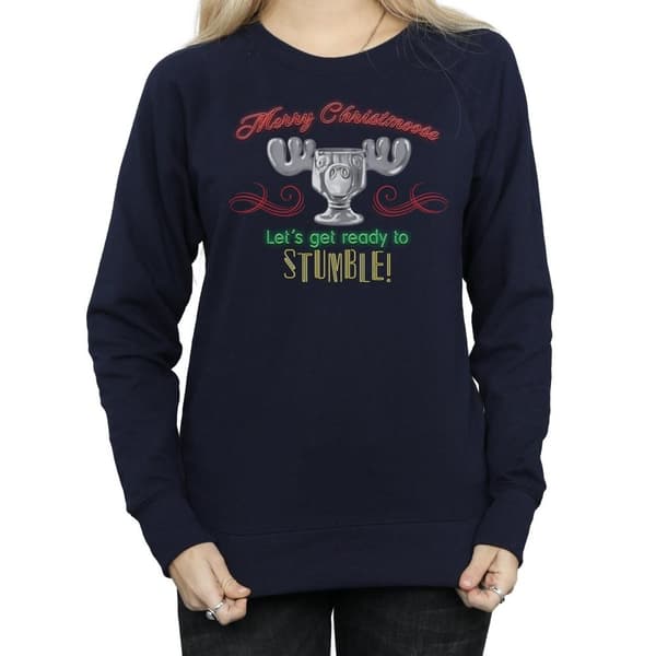 National Lampoon´s Christmas Vacation Sweatshirt med älghuvud - dam/dam