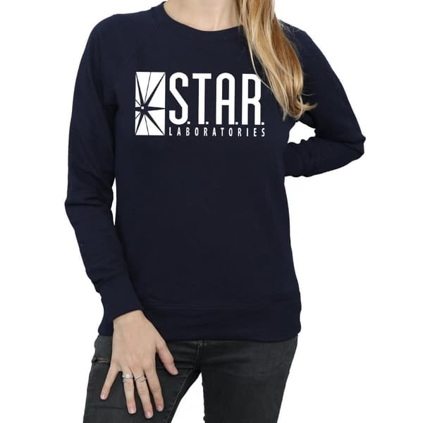 DC Comics Womens/Ladies The Flash STAR Labs Sweatshirt