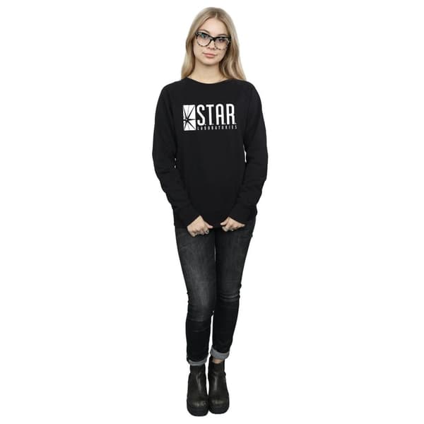 DC Comics Womens/Ladies The Flash STAR Labs Sweatshirt