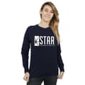 Miniatyrbillede 2 af 5: DC Comics Womens/Ladies The Flash STAR Labs Sweatshirt