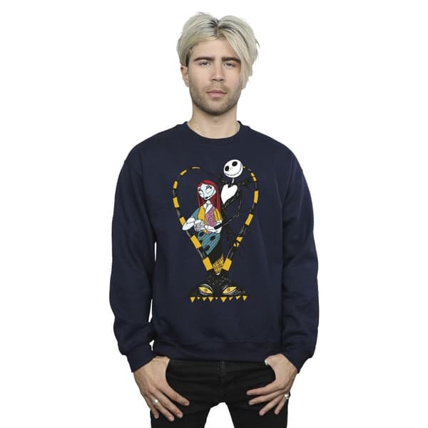 The Nightmare Before Christmas Mens Heart Jack Sweatshirt