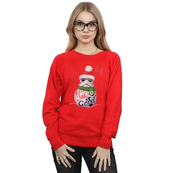 Star Wars Dam/Tjej Stormtrooper Up To Snow Good Sweatshirt