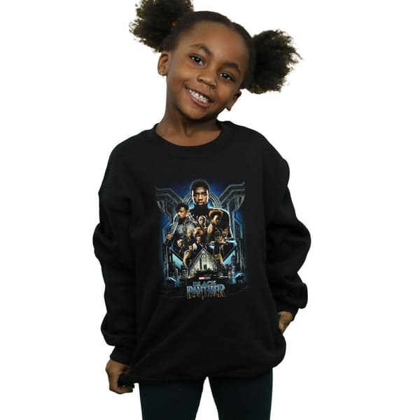 Marvel Black Panther Movie Poster-tröja för flickor