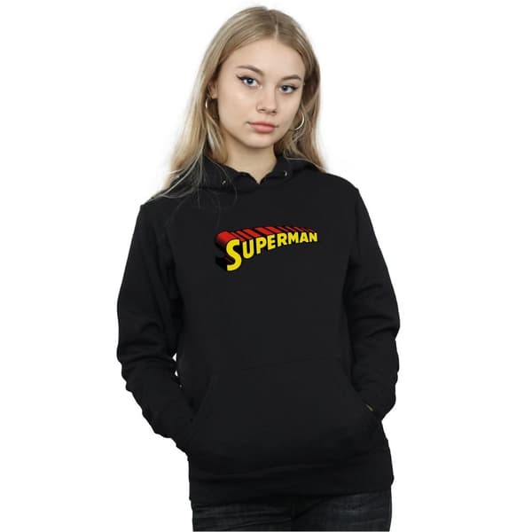 DC Comics Womens/Ladies Superman Telescopic Loco Hoodie