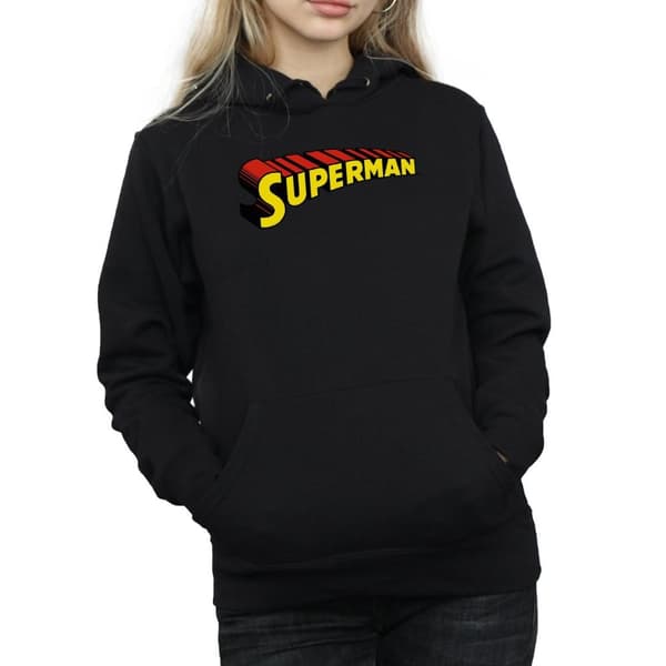 DC Comics Womens/Ladies Superman Telescopic Loco Hoodie