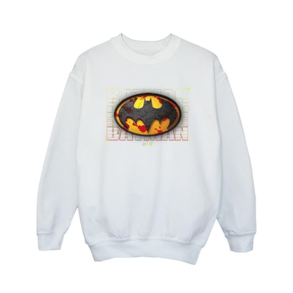 DC Comics Girls The Flash Batman Red Splatter Sweatshirt