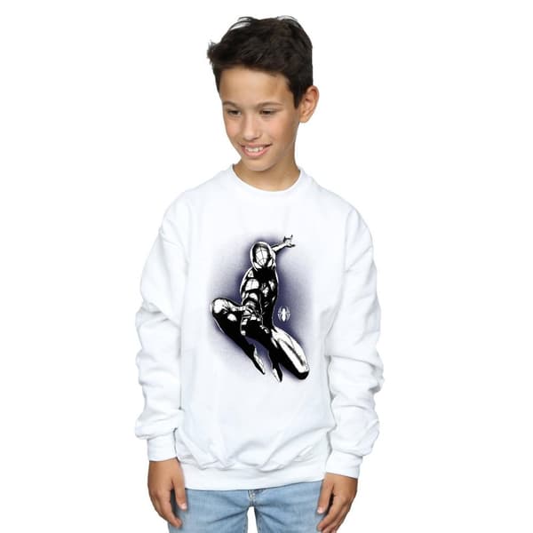 Marvel Boys Spider-Man Jump Spray Sweatshirt