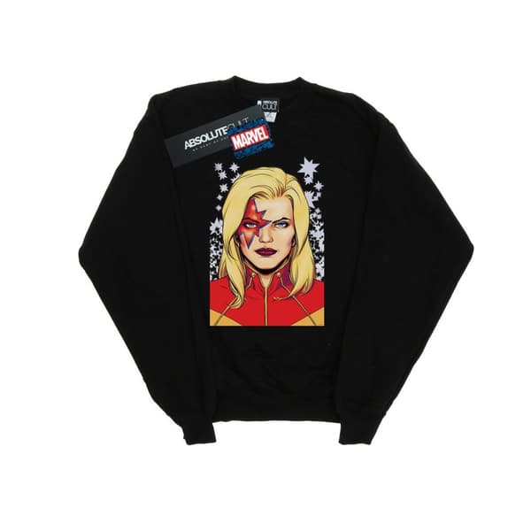 Marvel Boys Captain Marvel Glam Sweatshirt