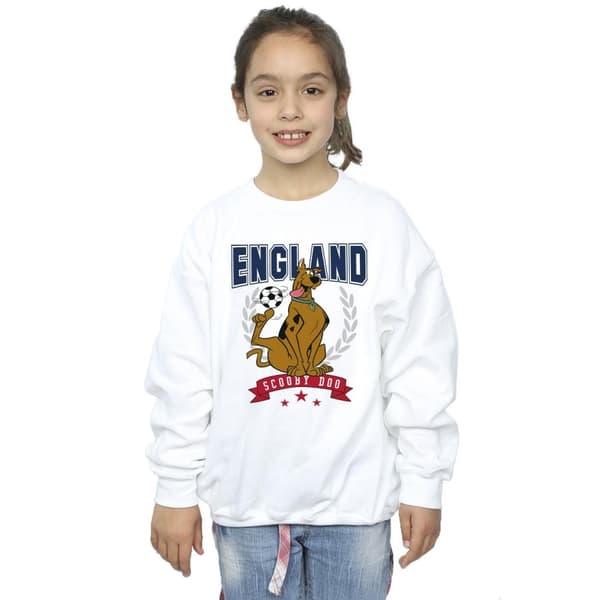 Scooby Doo Girls England Football Sweatshirt