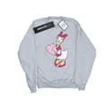 Miniatyrbilde 1 av 3: Disney Womens/Ladies Daisy Duck Love Heart Sweatshirt