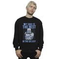 Miniatyrbild 2 av 3: Star Wars Mens Mandalorian Best Dad Sweatshirt