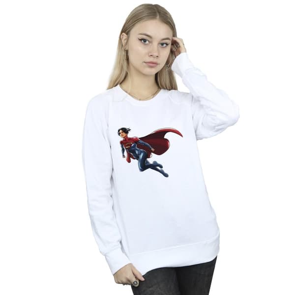DC Comics Dam/Tjej The Flash Supergirl Sweatshirt