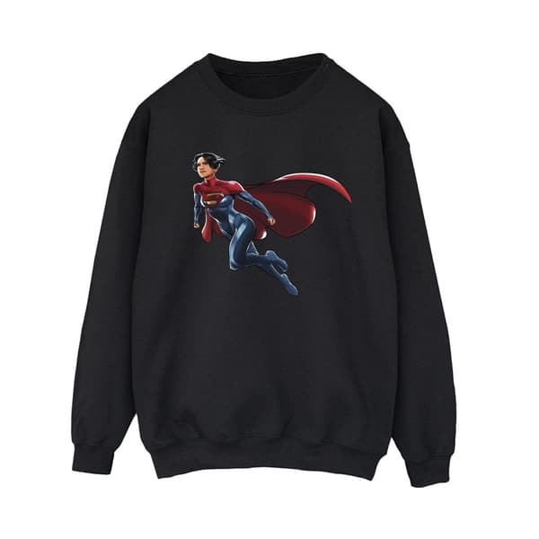 DC Comics Dam/Tjej The Flash Supergirl Sweatshirt