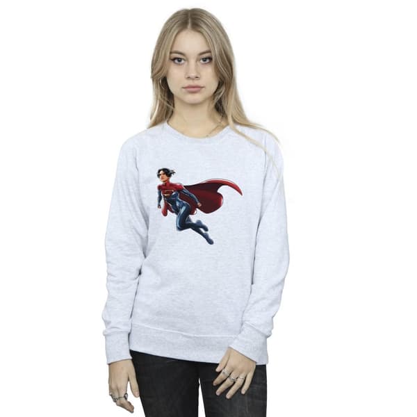 DC Comics Dam/Tjej The Flash Supergirl Sweatshirt