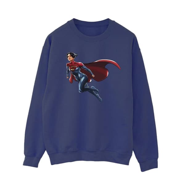 DC Comics Dam/Tjej The Flash Supergirl Sweatshirt